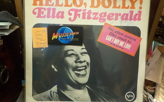 ELLA FITZGERALD - HELLO, DOLLY! VG+/EX- LP + NIMMARI !!!