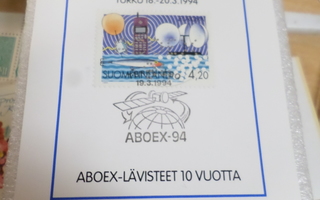 Aboex- 94  Turku 18-20.3.1994 Ensipävä leima Liuska