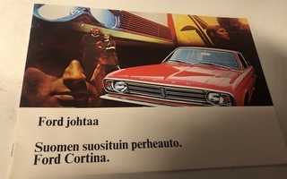 Myyntiesite - Ford Cortina - 4/69