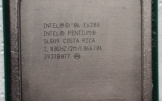 Pentium E6300, 2.8 GHz FSB 1.066 GHz Socket 775