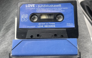 Harvinainen Love Records puhdistuskasetti äänipäille
