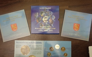 Suomen eurot tripla 1999,2000,2001