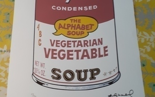 Andy Warhol Litografia sign.numeroitu katso,ALE.