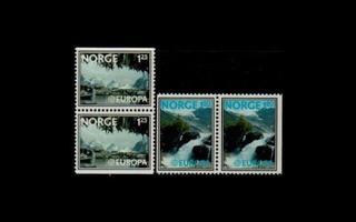 Norja 742-3 ** Europa Cept 1977 (1977)