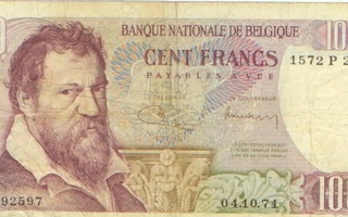Belgia 100 fr 1975