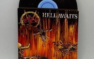 Slayer Hell Awaits LP-levynkansi magneetti *uusi*