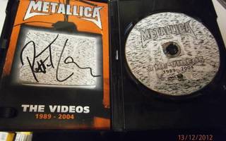 METALLICA-VIDEOS 1989-2004 DVD KAHDELLA NIMMARILLA