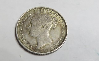 Englanti 6 pence 1874