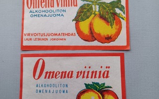 Omena viiniä Joroinen 2kpl yhteishintaan