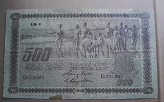 500 Markkaa 1922