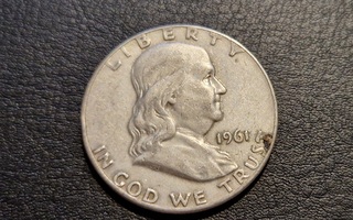 USA Franklin Half dollar 1961D