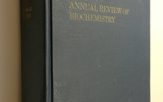Esmod E. Ym. Snell : Annual Review of Biochemistry : Volu...