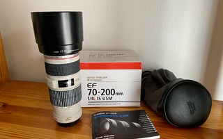 Canon EF 70-200 mm F4 L IS USM objektiivi