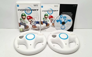 WII - Mario Kart Wii + 2 rattia