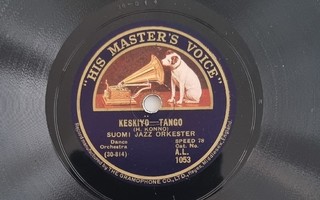 Savikiekko 1929 Suomi Jazz Ork. His Master's Voice A.L. 1053