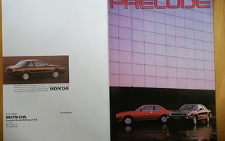 1979 Honda Prelude esite - KUIN UUSI - 24 sivua