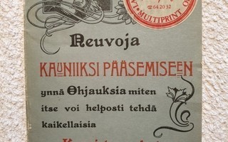 Neuvoja kauniiksi pääsemiseen vuodelta 1902