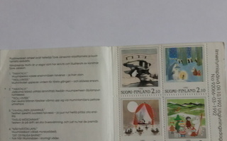 Muumit postimerkkejä 1992