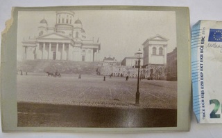 VANHA Valokuva Helsinki Pahvitaustainen 1890-l