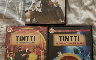 Tintin seikkailut 3 elokuvaa 1961, 1964 ja 2011