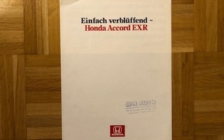 Esite Honda Accord EXR, noin 1983-1984