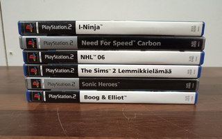 Erä Ps2 pelejä, huonokuntoisia.