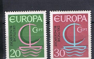 L-Saksa 1966 - Europa CEPT  ++