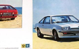 1979 Opel Manta / CC esite - KUIN UUSI