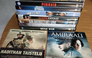 10 sota leffaa plus 2 dvd pokkaria