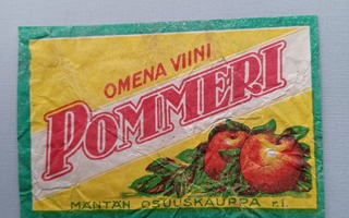 Pommeri Mänttä etiketti