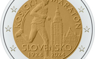 2€ Juhlaraha Slovakia 2024 Marathon