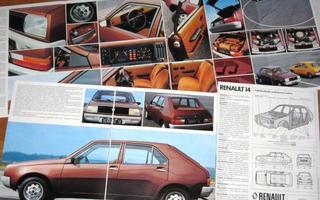 1977 Renault 14 esite - suomalainen - KUIN UUSI