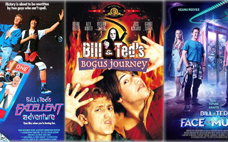 3xDVD, Billin ja Tedin uskomaton seikkailu 1-3 Keanu Reeves