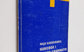 Maja Kaukoranta : Handbok i svensk grammatik