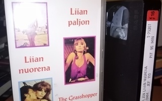 VHS LIIAN PALJON LIIAN NUORENA - THE GRASSHOPPER