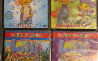 LILLI JA KUKKAISYSTÄVÄT DVD X 4