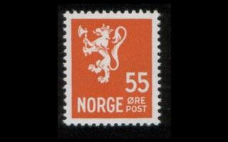 Norja 321 ** Leijonatyyppi III 55 öre (1946)