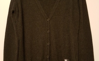 Burberry klassinen cardigan/neuletakki, harmaa, M/38.