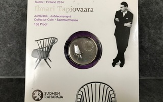 Ilmari Tapiovaara 10 € juhlaraha Proof hopea