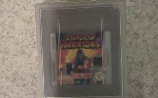 Gameboy GB Shadow Warriors ASIA *HARVINAINEN*