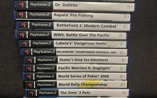 PS2-pelejä 5e/kpl