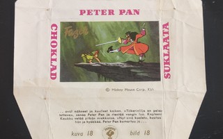 Peter Pan-suklaa kääre 1952 Fazer