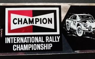 Retro - Vanha tarra - International Rally Championship