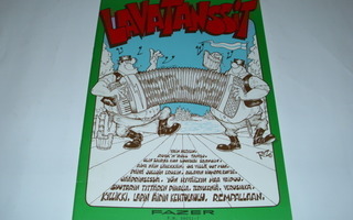 LAVATANSSIT v.1977 nuotit + sanat 15 kpl. UPEAA SUOMALAISTA!