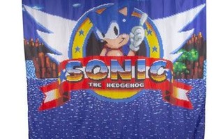 Sonic the Hedgehog Suihkuverho. UUSI
