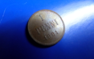 1 penni  1881 k6