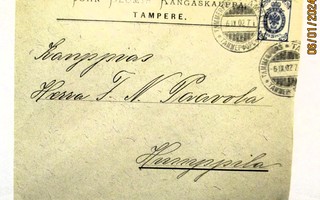 1902 Tampere John Blomin Kangaskauppa kuori