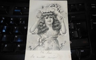 Kaunis Tyttö Taide v.1903 PK95