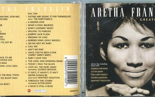 ARETHA FRANKLIN . 2 CD-LEVYÄ . GREATEST HITS