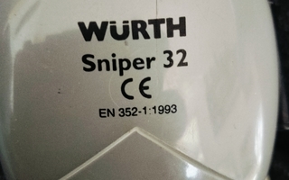 Wurth Sniper 32 kuulosuojaimet